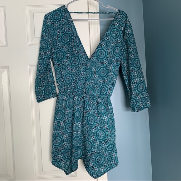 Charlotte Russe Pants - Charlotte Russe Romper deep V